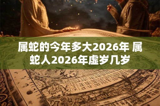 属蛇的今年多大2026年 属蛇人2026年虚岁几岁