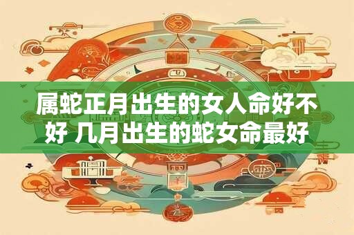 属蛇正月出生的女人命好不好 几月出生的蛇女命最好