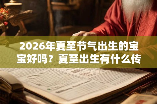 2026年夏至节气出生的宝宝好吗？夏至出生有什么传说？