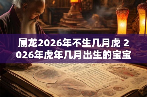 属龙2026年不生几月虎 2026年虎年几月出生的宝宝好