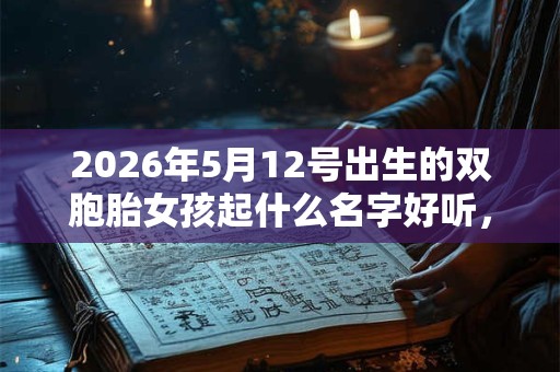 2026年5月12号出生的双胞胎女孩起什么名字好听，五行属什么？