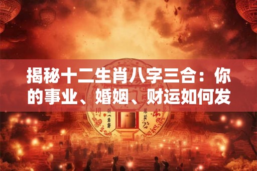 揭秘十二生肖八字三合：你的事业、婚姻、财运如何发展