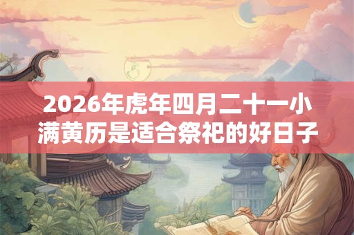 2026年虎年四月二十一小满黄历是适合祭祀的好日子吗？