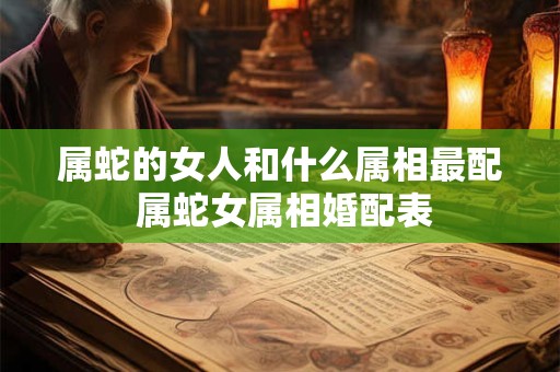 属蛇的女人和什么属相最配 属蛇女属相婚配表