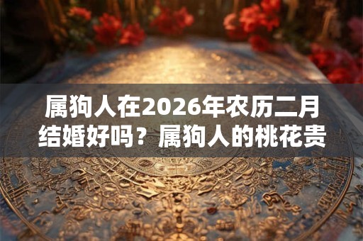 属狗人在2026年农历二月结婚好吗？属狗人的桃花贵人是谁