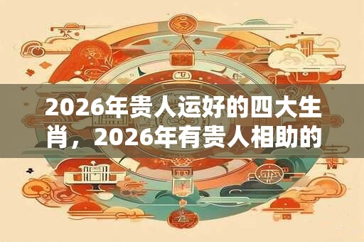 2026年贵人运好的四大生肖，2026年有贵人相助的生肖