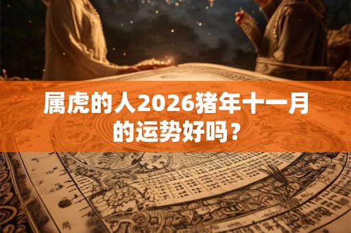 属虎的人2026猪年十一月的运势好吗？