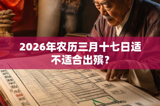 2026年农历三月十七日适不适合出殡? 2026年农历三月十七日适不适合出殡?