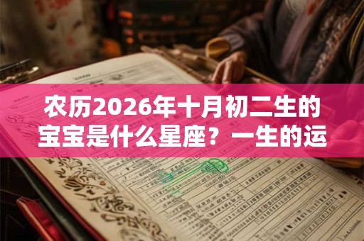 农历2026年十月初二生的宝宝是什么星座？一生的运势如何？