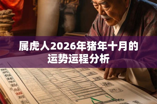 属虎人2026年猪年十月的运势运程分析