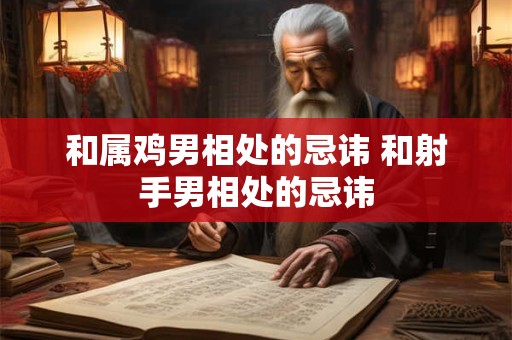 和属鸡男相处的忌讳 和射手男相处的忌讳