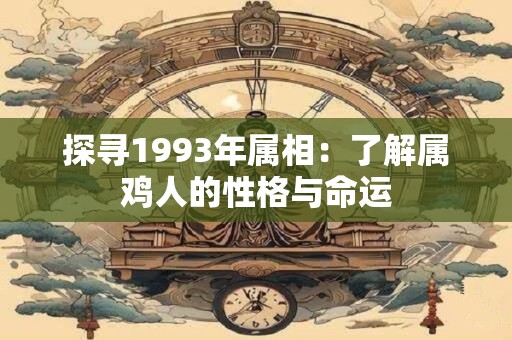 探寻1993年属相：了解属鸡人的性格与命运