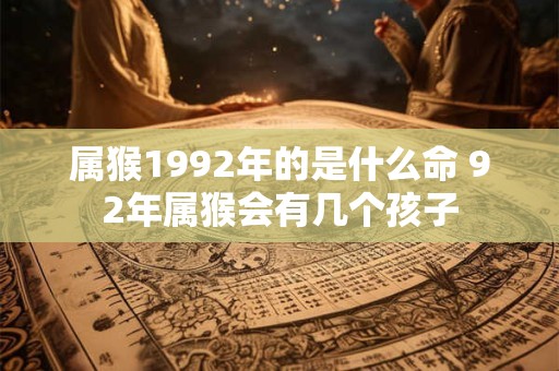 属猴1992年的是什么命 92年属猴会有几个孩子 属猴1992年的是什么命 92年属猴会有几个孩子