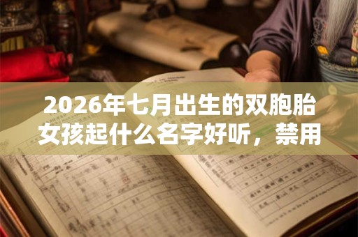 2026年七月出生的双胞胎女孩起什么名字好听，禁用什么字