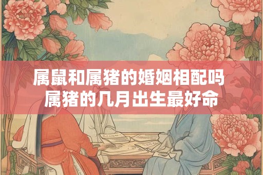 属鼠和属猪的婚姻相配吗 属猪的几月出生最好命