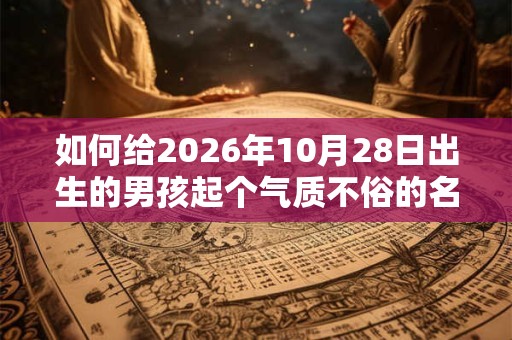 如何给2026年10月28日出生的男孩起个气质不俗的名字