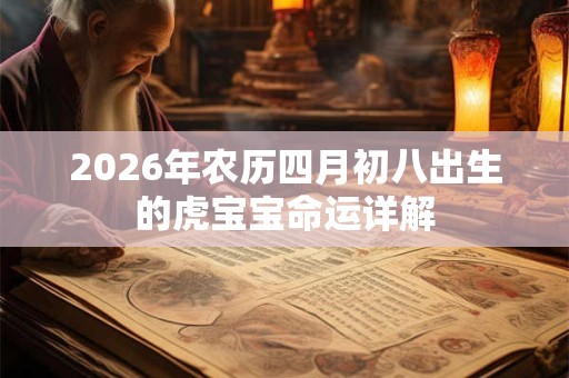 2026年农历四月初八出生的虎宝宝命运详解