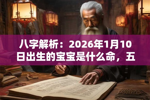 八字解析：2026年1月10日出生的宝宝是什么命，五行缺什么