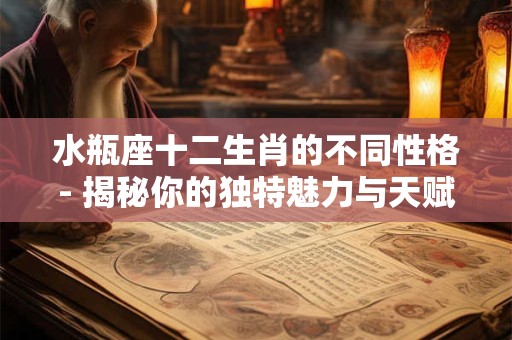 水瓶座十二生肖的不同性格- 揭秘你的独特魅力与天赋！