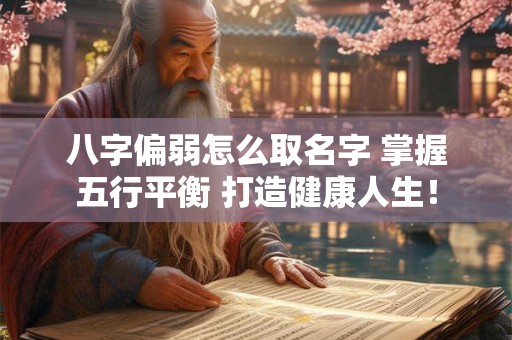 八字偏弱怎么取名字 掌握五行平衡 打造健康人生! 八字偏弱怎么取名字 掌握五行平衡 打造健康人生!