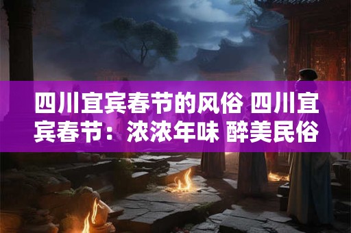 四川宜宾春节的风俗 四川宜宾春节:浓浓年味 醉美民俗 四川宜宾春节的风俗 四川宜宾春节:浓浓年味 醉美民俗