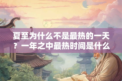 夏至为什么不是最热的一天？一年之中最热时间是什么时候？