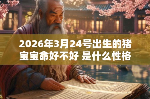 2026年3月24号出生的猪宝宝命好不好 是什么性格 2026年3月24号出生的猪宝宝命好不好 是什么性格