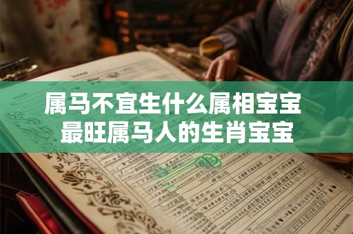 属马不宜生什么属相宝宝 最旺属马人的生肖宝宝