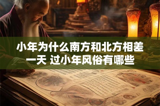 小年为什么南方和北方相差一天 过小年风俗有哪些