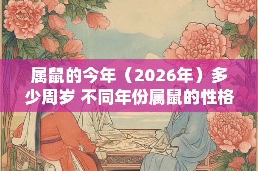 属鼠的今年（2026年）多少周岁 不同年份属鼠的性格