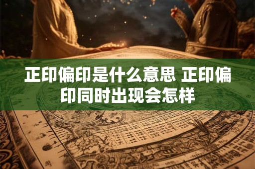正印偏印是什么意思 正印偏印同时出现会怎样 正印偏印是什么意思 正印偏印同时出现会怎样