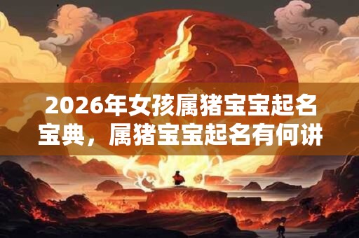 2026年女孩属猪宝宝起名宝典,属猪宝宝起名有何讲究? 2026年女孩属猪宝宝起名宝典,属猪宝宝起名有何讲究?