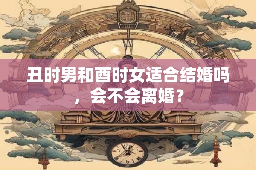 丑时男和酉时女适合结婚吗，会不会离婚？