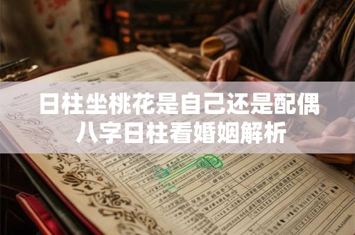 日柱坐桃花是自己还是配偶 八字日柱看婚姻解析 日柱坐桃花是自己还是配偶 八字日柱看婚姻解析