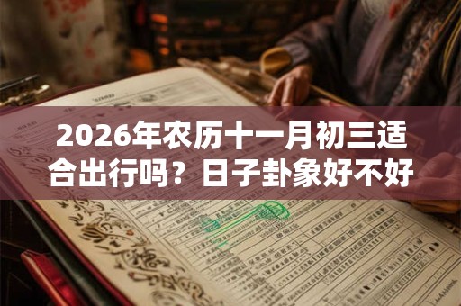 2026年农历十一月初三适合出行吗？日子卦象好不好？
