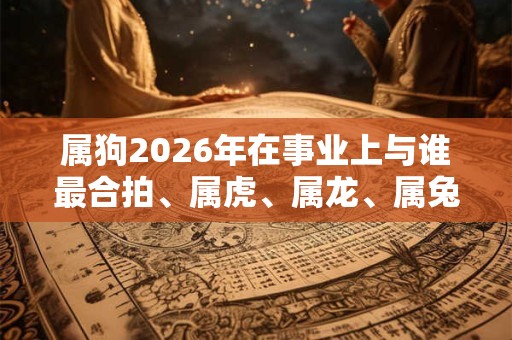 属狗2026年在事业上与谁最合拍、属虎、属龙、属兔、属猪