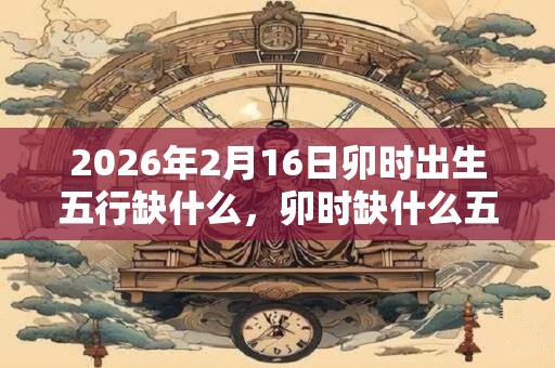2026年2月16日卯时出生五行缺什么，卯时缺什么五行