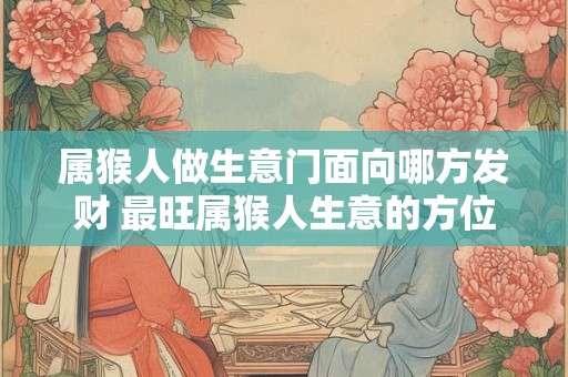 属猴人做生意门面向哪方发财 最旺属猴人生意的方位