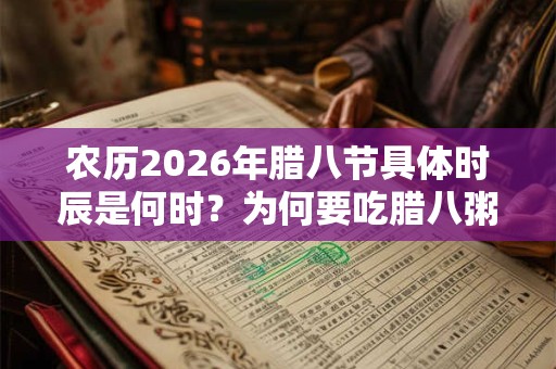 农历2026年腊八节具体时辰是何时？为何要吃腊八粥？
