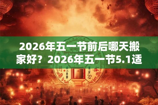 2026年五一节前后哪天搬家好?2026年五一节5.1适合搬家吗? 2026年五一节前后哪天搬家好?2026年五一节5.1适合搬家吗?