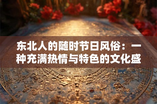 东北人的随时节日风俗：一种充满热情与特色的文化盛宴