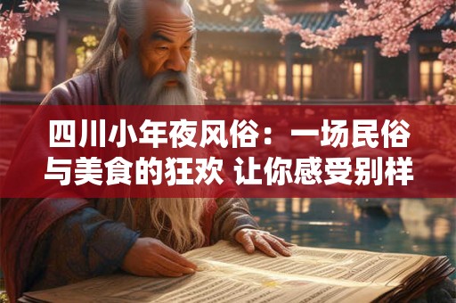 四川小年夜风俗：一场民俗与美食的狂欢 让你感受别样年味！