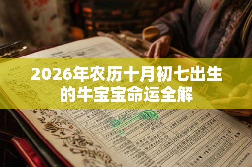 2026年农历十月初七出生的牛宝宝命运全解