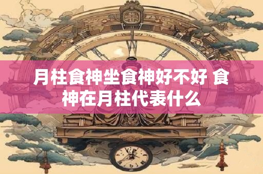 月柱食神坐食神好不好 食神在月柱代表什么