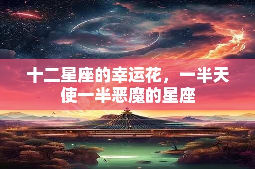 十二星座的幸运花，一半天使一半恶魔的星座