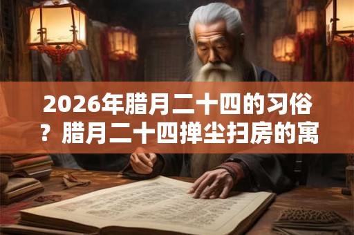 2026年腊月二十四的习俗？腊月二十四掸尘扫房的寓意是什么？