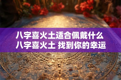八字喜火土适合佩戴什么 八字喜火土 找到你的幸运宝石！
