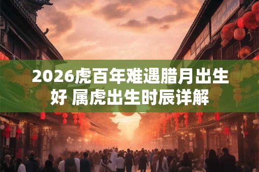 2026虎百年难遇腊月出生好 属虎出生时辰详解
