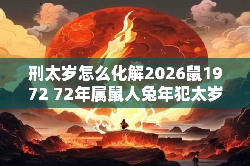 刑太岁怎么化解2026鼠1972 72年属鼠人兔年犯太岁怎么办
