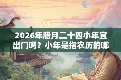2026年腊月二十四小年宜出门吗？小年是指农历的哪一天？